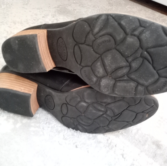 Kork- Ease size 8.5 Black Leather Ankle Boots Booties - Picture 2 of 13